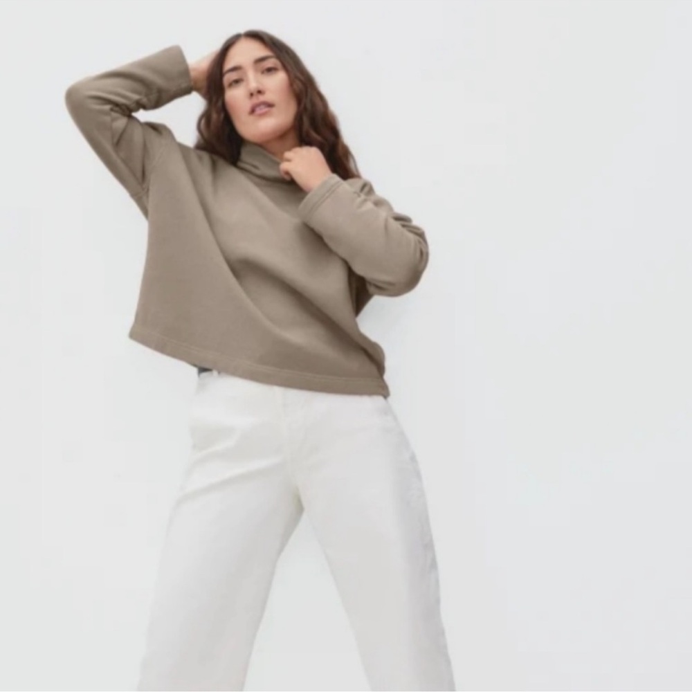 New without tags. Everlane Turtleneck Sweatshirt- sz XS